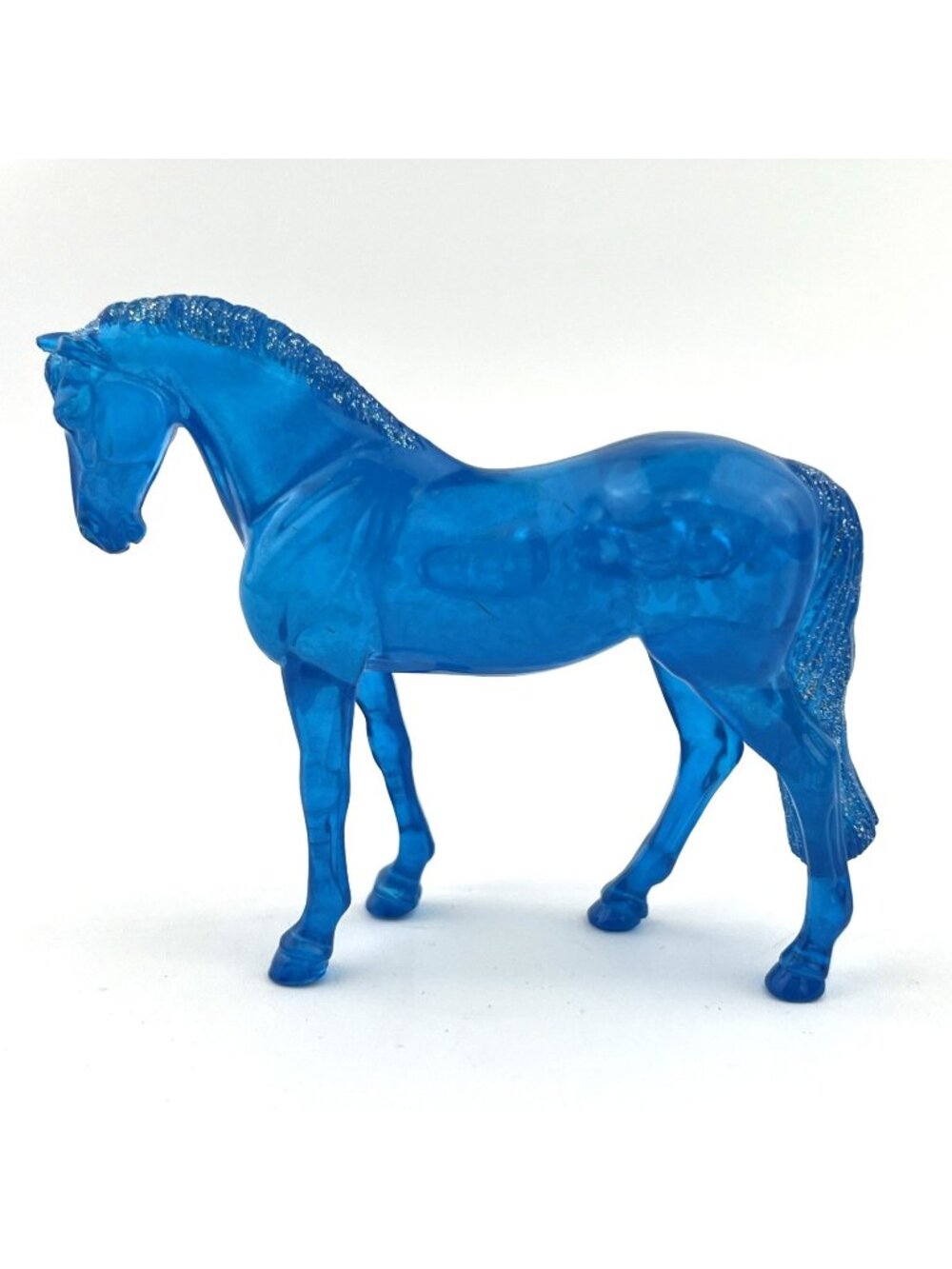 Breyer Stablemate Horse Translucent Blue Standing Thoroughbred